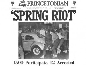 The front page of the the Daily Princetonian , May 7, 1963