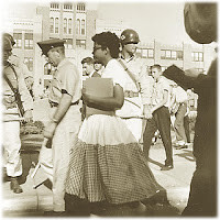 ... and will always remember that Elizabeth Eckford faced that mob alone