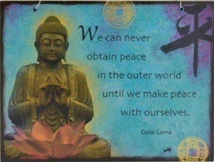 Being at Peace buddah quote