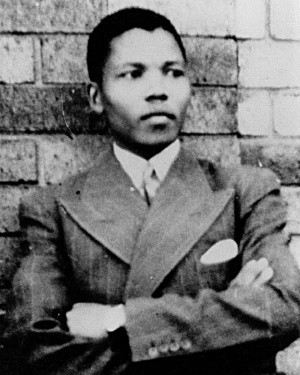 Nelson Mandela in 1937.