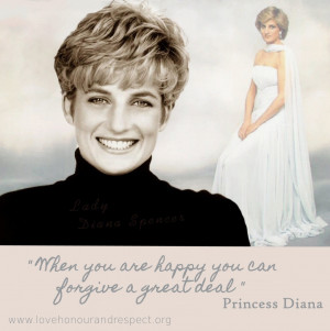 Princess Diana on Forgiveness….