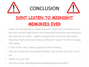 One Direction Song Quotes Tumblr Midnight Memories One direction song ...