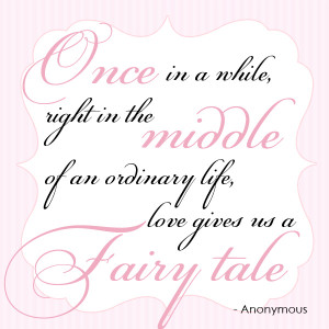 fairytale wedding invitation quote
