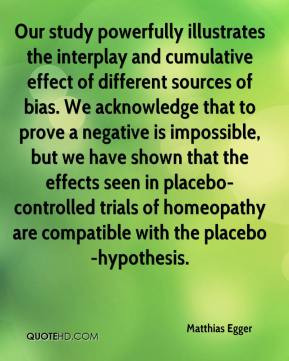 Egger - Our study powerfully illustrates the interplay and cumulative ...