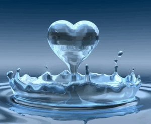 water heart - water Photo