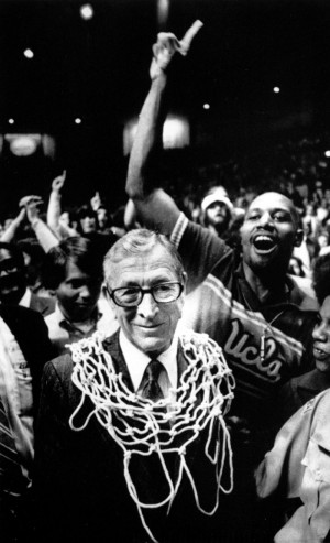Photo of John Wooden after winning another championship from http ...