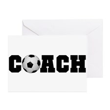 Soccer Coach Greeting Card for
