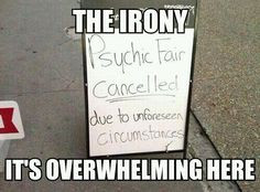 Not a typo, but wasn't sure where else to put it. Psychic Fair ...