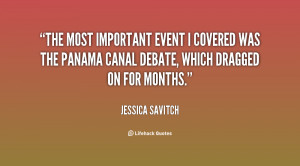 ... covered was the Panama Canal debate, which dragged on for months