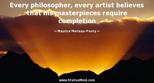 Maurice Merleau-Ponty was a French phenomenological philosopher ...