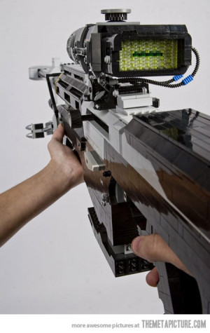 cool Halo gun LEGO