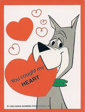 Happy Valentine's Day from Astro, the Jetsons' dog!