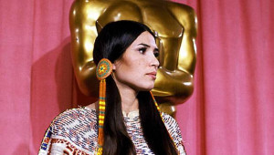 boycotted the ceremony and sent a woman named Sacheen Littlefeather ...