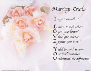 Buy Marriage Creed at Art.com