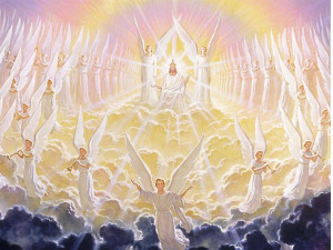The Throne of God ~ LORD GOD ALMIGHTYAngels Worship, Christ, Clouds ...