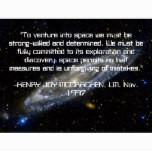 BIG Space Poster With Quote, Milkyway