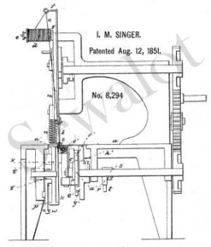 singer sewing machine patent