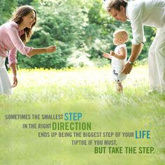 ... but take the step!