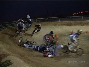 Motorcycle) , Bmx Bike Racing Wipeout Crash