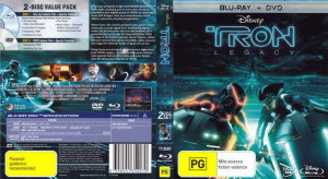 Tron Legacy 2010 R4 Blu Ray Front Cover