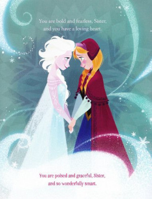 Sister More Like Me book - frozen Photo