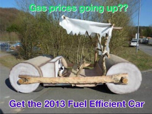 Fuel prices...we need this sissy can drive to work together! lol