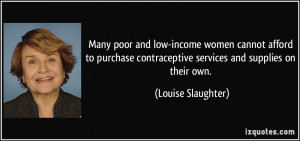 Many poor and low-income women cannot afford to purchase contraceptive ...