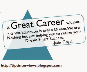 Career Quotes for Success fullfill your Dreams