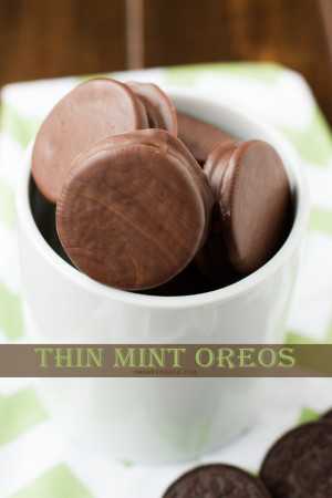thin mint oreos are our new addiction! You have to try these ...