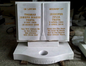 Monument Head Stone, China White Marble Tombstone