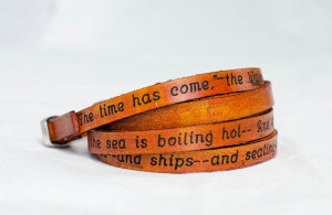 Alice in Wonderland Walrus and the Carpenter Quote on Ultra Long Wrap ...