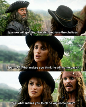 Pirates of the Caribbean Jack Sparrow Funny Quotes