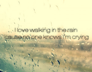 cry, love, rain, sad, walk