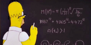 Homer's insights into math and physics Screenshot: Huffington Post ...