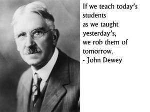 John Dewey Quote on Teaching and Learning by Ron Houtman, via Flickr