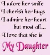 Best hugs come from a daughter