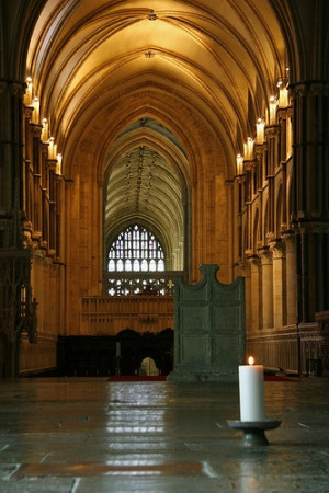 ... Thomas a'Beckett was murdered in Canterbury Cathedral in Great Britain