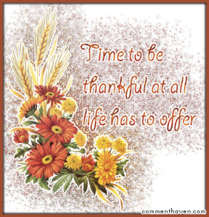 Thanksgiving Pictures, Images, Graphics, Comments and Photo Quotes