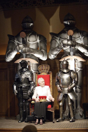 Medieval Giant Knights In Shining Armor