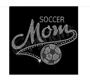 Rhinestone Soccer Mom T-Shirt - Thumbnail 1