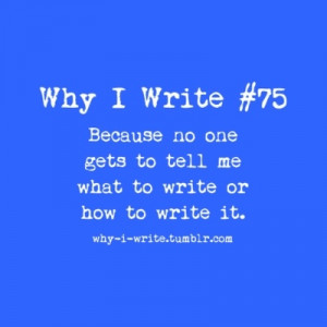 why I write: lol so untrue has whoever wrote this met any kind of book ...