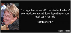 ... book value of your truck goes up and down depending on how much gas it
