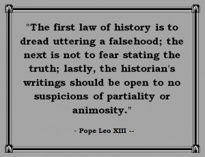 for discussing what historians should strive for in terms of accuracy ...