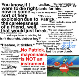 the best quotes from spongebob
