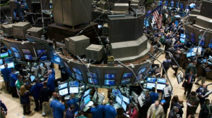 ... America post on the floor of the New York Stock Exchange. (file photo