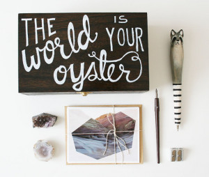 Inspirational Quote Rustic Keepsake Box, Wooden Box, Stationery ...