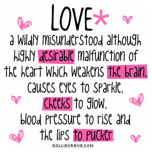 Quotes and Sayings - pink heart love