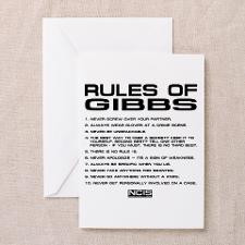 NCIS Gibbs Rules Greeting Cards Pk of 20 for