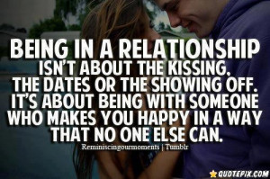 Being In a Relationship ~ Being In Love Quote