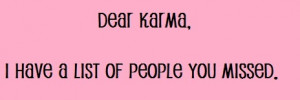 dear karma